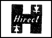 A logo / device mark for Hirect Hind Rectifiers Ltd semiconductors